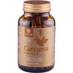 Curcuma ECO Forte 400 mg, 120 capsule vegane, Aronia Charlottenburg