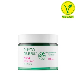 Dischete Cica Toner Pad Phyto Relieful, 100 bucati, Thank You Farmer