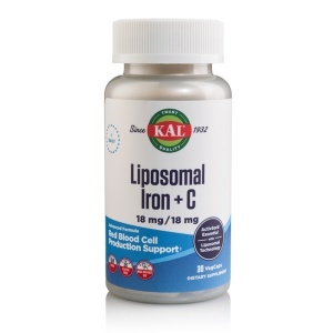 Fier Lipozomal + Vitamina C, 30 capsule vegetale, KAL