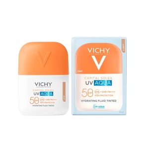 Fluid hidratant colorat SPF 50 Capital Soleil UV AQUA, 50 ml, Vichy - Img 3