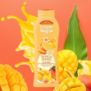 Gel de dus Mango Tropical, 650 ml, Tulipan Negro - Img 2