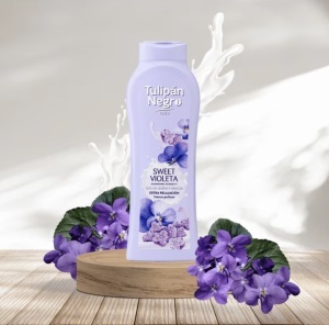 Gel de dus Sweet Violeta, 650 ml, Tulipan Negro - Img 2