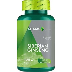 Ginseng Siberian, 120, capsule, Adams