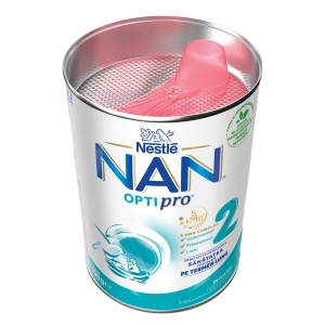 Lapte praf Nan 2 Optipro Premium +6 luni, 400g, Nestle - Img 3