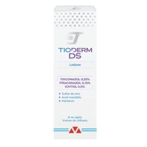 Lotiune intensiva pentru pielea cu tendinta seboreica Tioderm DS, 50 ml, Braderm - Img 2