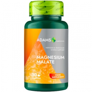 Magneziu Malate 30 capsule, Adams