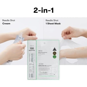 Masca de față calmantă Reedle Shot 100 pentru hidratare intensă și elasticitate, 25 g, Vt Cosmetics - Img 6