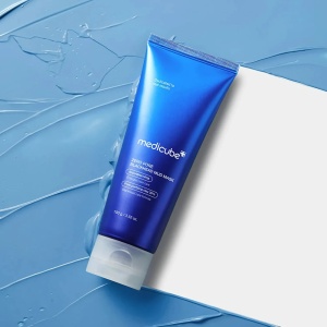 Masca de fata cu argila pentru curatarea profunda si micsorarea poriilor Zero Pore Blackhead Mud Mask, 100 g, Medicube - Img 2