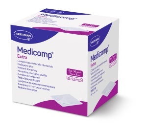 Medicomp Extra Comprese sterile 5 x 5cm, 25 bucati, Hartmann