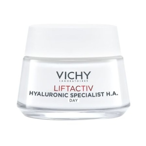 Pachet Cremă de zi antirid Liftactiv HA, 50 ml + Cremă de noapte Liftactiv HA, 15 ml + Fluid cu SPF 50+ Capital Soleil, 3 ml + Șampon anti-mătreață Dercos, 6 ml, Vichy - Img 3