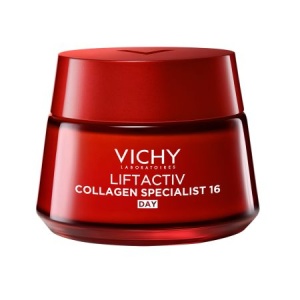Pachet Cremă de zi Liftactiv Collagen Specialist 16, 50 ml + Cremă de noapte Liftactiv Collagen Specialist 16, 15 ml + Fluid cu SPF 50+ Capital Soleil, 3 ml + Șampon anti-mătreață Dercos, 6 ml, Vichy - Img 3