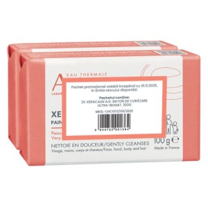 Pachet Sapun pentru pielea foarte uscata cu tendinta atopica XeraCalm AD, 100 g + 100 g, Avene - Img 2