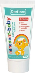 Pastă de dinți cu fluor pentru copii 2-6 ani Nenedent Baby, 50 ml, Dentinox
