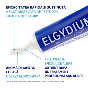 Pasta de dinti pentru albire, 75ml, Elgydium - Img 3