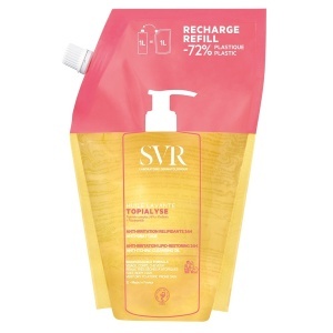 Refill ulei de curățare pentru față și corp Topialyse, 1 L, SVR