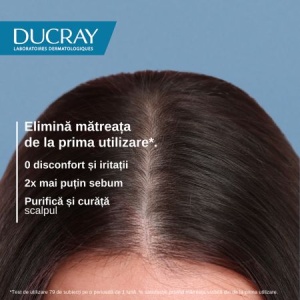 Șampon anti-mătreață grasă Kelual Squanorm, 400 ml, Ducray - Img 2