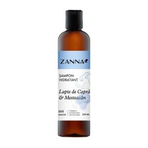 Sampon Hidratant cu Lapte de Capra si Mesteacan, 250ml, Zanna