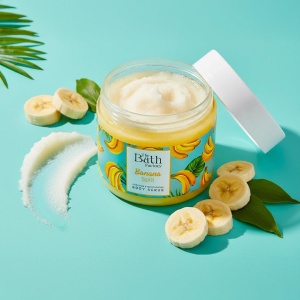 Scrub pentru corp Banana Split, 300 g, The Bath Factory - Img 2