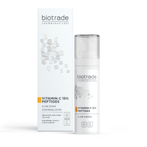 Ser iluminator cu vitamina C 15% si peptide Pure Skin, 30ml, Biotrade