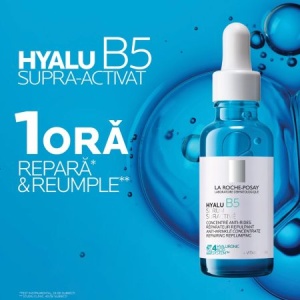Serum Supra-Activat cu Acid Hialuronic și Efect Antirid Hyalu B5, 30 ml, La Roche-Posay - Img 2