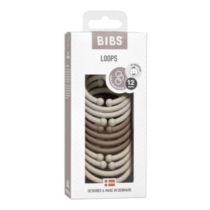 Set 12 inele multifuctionale, +0 luni, Sand - Dark Oak - Vanila, Bibs