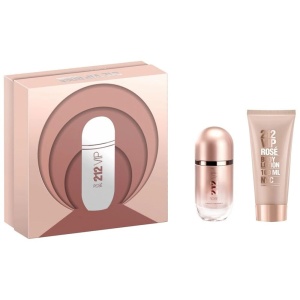 Set 212 VIP Rose: Apa de parfum, 50 ml + Lotiune de corp 75 ml, Carolina Herrera