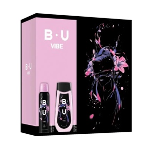 Set B.U. Vibe: Gel de dus 250ml + Deodorant Spray 150ml, B.U