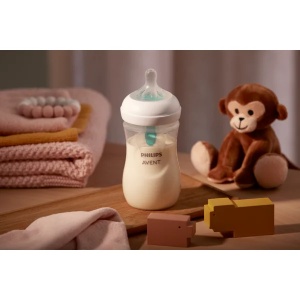 Set biberoane Natural Response SCD657/11, 2x125ml + 2x250ml + Suzeta + Perie, Philips Avent - Img 5
