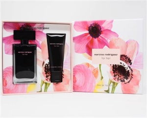 Set parfum pentru femei For Her, apa de toaleta 50 ml + lotiune de corp 50 ml, Narciso Rodriguez - Img 2