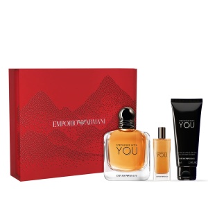 Set Stronger With You – Apa de toaleta 100 ml + Apa de toaleta 15 ml + Gel Duș 75 ml, Armani - Img 1