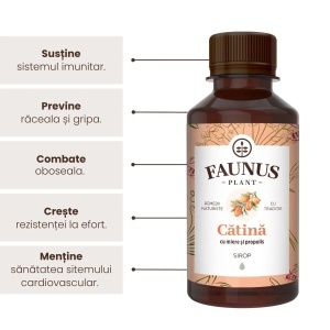 Sirop Cătină cu Miere și Propolis, 200 ml, Faunus Plant - Img 5