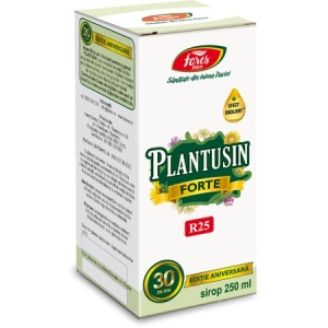 Sirop Plantusin Forte, R25, 250 ml, Fares - Img 1