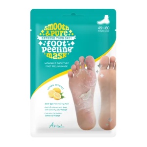 Sosete exfoliante pentru picioare Smooth & Pure, 34 g, Ariul - Img 1
