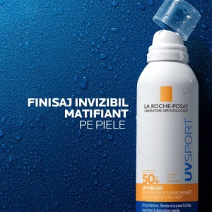 Spray invizibil de corp cu protectie solara SPF 50+ Anthelios UVSport, 200 ml, La Roche-Posay - Img 10