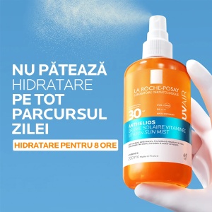 Spray solar cu Vitamine SPF30 Anthelios UVAir, 200 ml, La Roche-Posay - Img 9