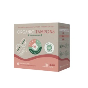 Tampoane din Bumbac 100% Organic, 16 bucăți, FemiEko