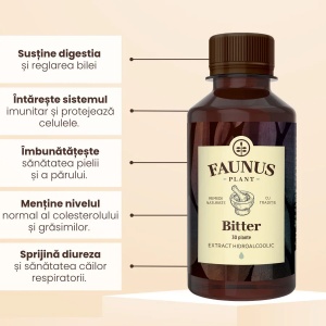 Tinctura Bitter din 30 Plante, 200 ml, Faunus Plant - Img 4