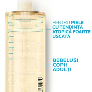 Ulei de spalare hidratant pentru pielea uscata cu tendinta atopica Lipikar AP+, 750 ml, La Roche-Posay - Img 2