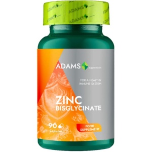 Zinc Bisglicinat 50 mg, 90 capsule vegetale, Adams Vision