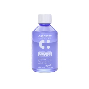 Apa de gura Daycare Junior Protection Booster, 7-12 ani, 250 ml, Curasept