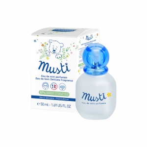 Apa parfumata de ingrijire Musti, 50ml, Mustela