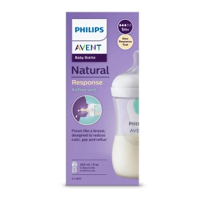 Biberon anti-colici pentru +1 luni Natural Response SCY673/01, 260ml, Philips Avent - Img 3