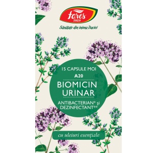 Biomicin urinar, A20, 15 capsule, Fares - Img 6