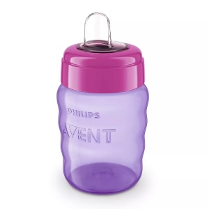 Cana cu tetina de formare Fetite 9luni+ SCF553/03, 260 ml, Philips Avent