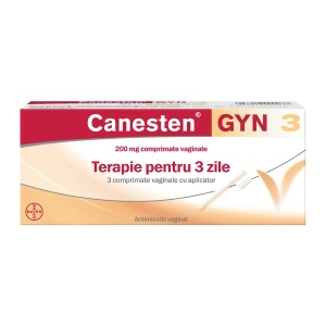 Canesten Gyn 3, 3 comprimate vaginale, Bayer