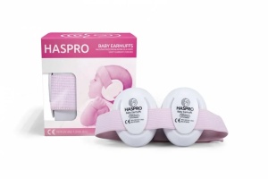 Casti de protectie fonica pentru bebelusi si copii, 0-3 ani, roz, Haspro - Img 2
