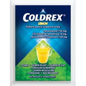 Coldrex Lemon, 10 plicuri, Perrigo - Img 2