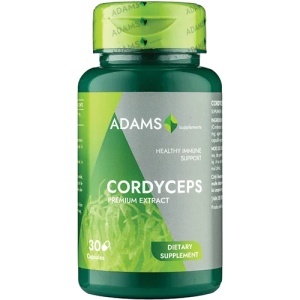 Cordyceps - Ciuperca Tibetana, 30 capsule, Adams