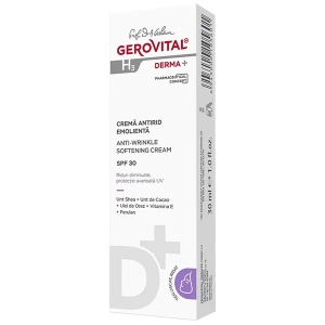 Crema antirid emolienta SPF30 H3 Derma+, 30ml, 412, Gerovital - Img 2