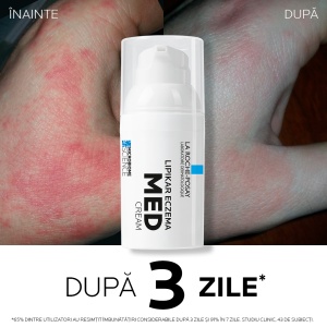 Crema pentru pielea cu eczema Lipikar Eczema Med, 30 ml, La Roche-Posay - Img 4